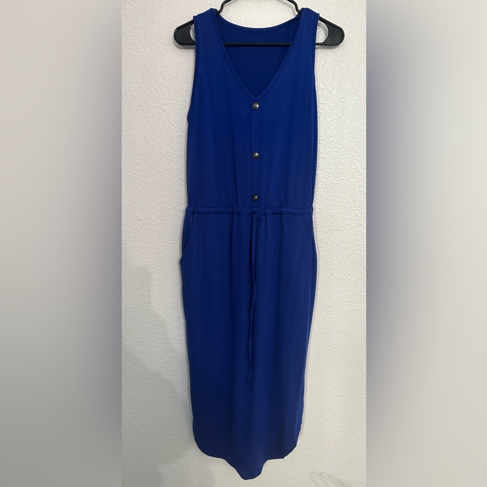 Blue tank top dress